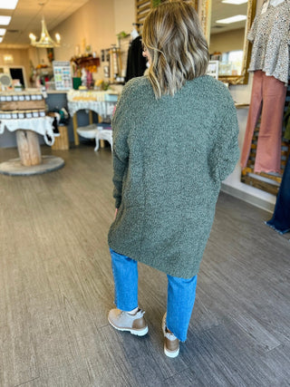 Forever Cozy Olive Cardigan