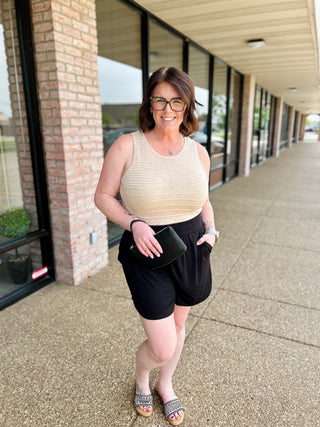 Chic Signature Short -Black Edge