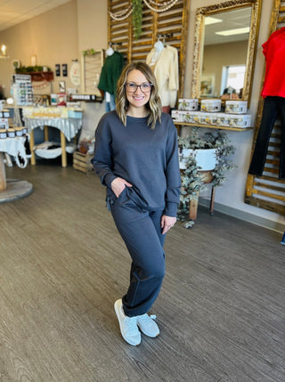 Cloud Nine Gray Jogger Pant Set