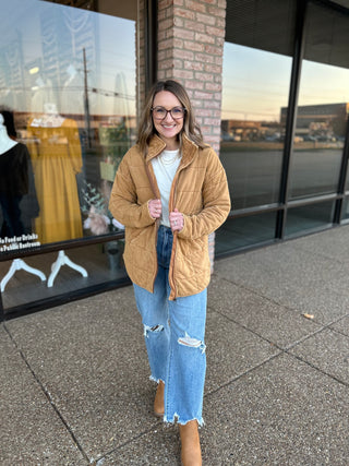 Golden Trail Quilted Jacket