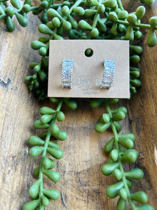 Crystal Cascade Hoops