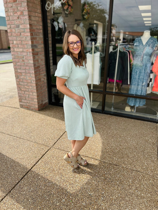 Minted Grace Babydoll Dress