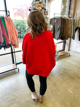 Easy Days Sweater in Ruby