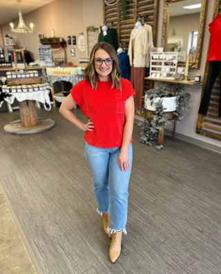 Ruby Chenille Chic Sweater Top