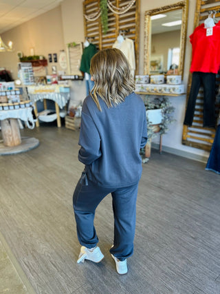 Cloud Nine Gray Jogger Pant Set