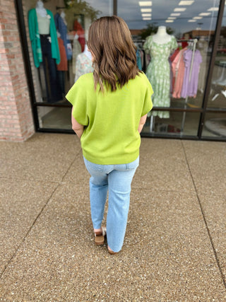 Soft Avocado Mock Top