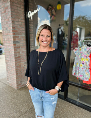 Little Black Wonder Blouse