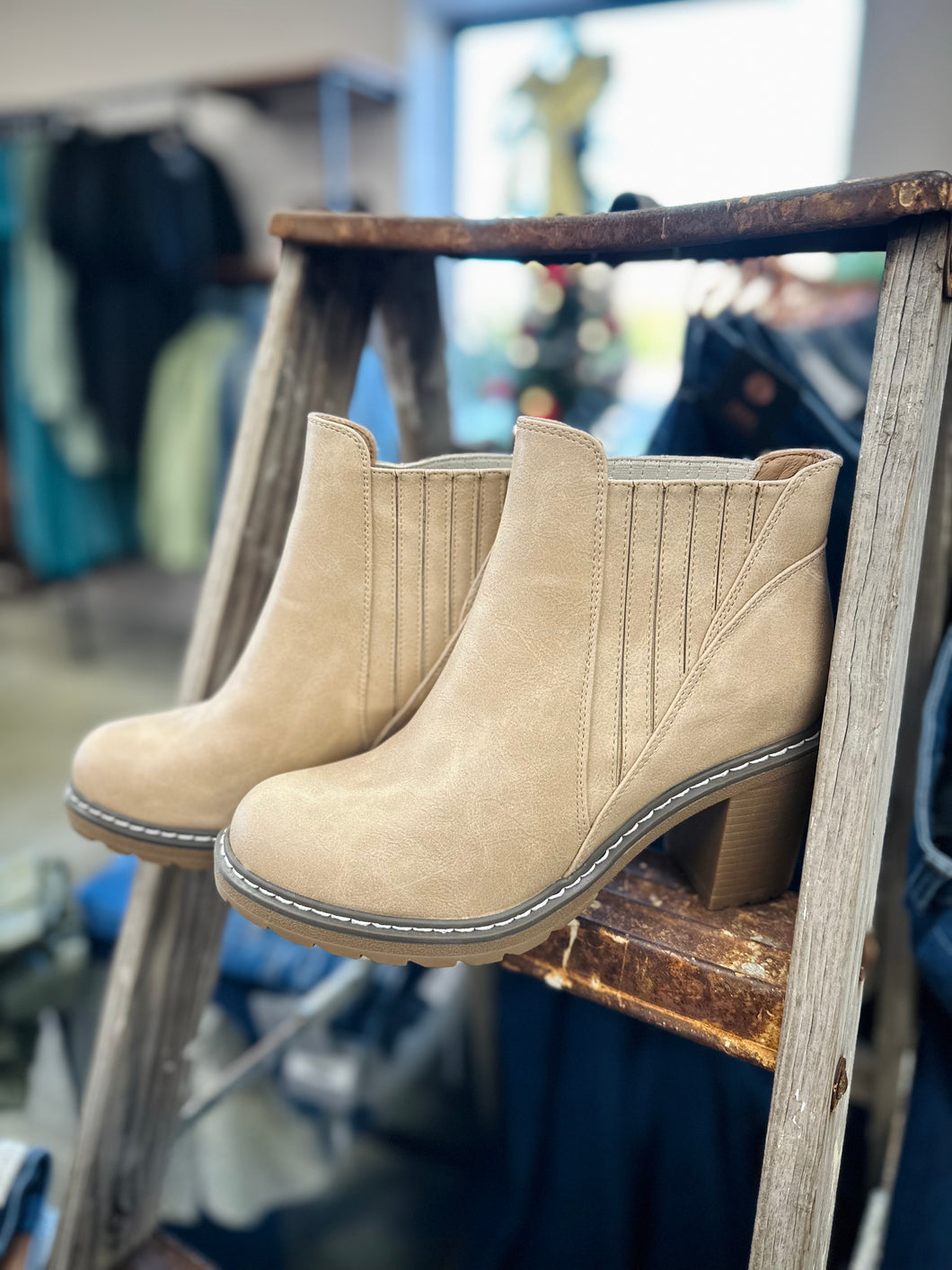 Ivory Pecan Pie Boots