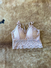 Load image into Gallery viewer, Crepe Luna Lace Bralette