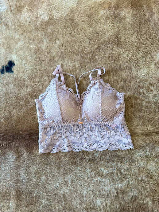 Crepe Luna Lace Bralette