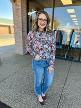 Load image into Gallery viewer, Sassy Floral Mesh Top