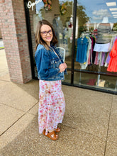 Load image into Gallery viewer, Vintage Wash Balloon Sleeve Denim Jacket