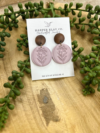 Secret Garden Blush Earrings