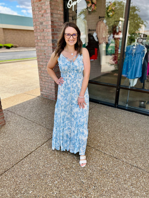 Blue Skies Maxi Dress