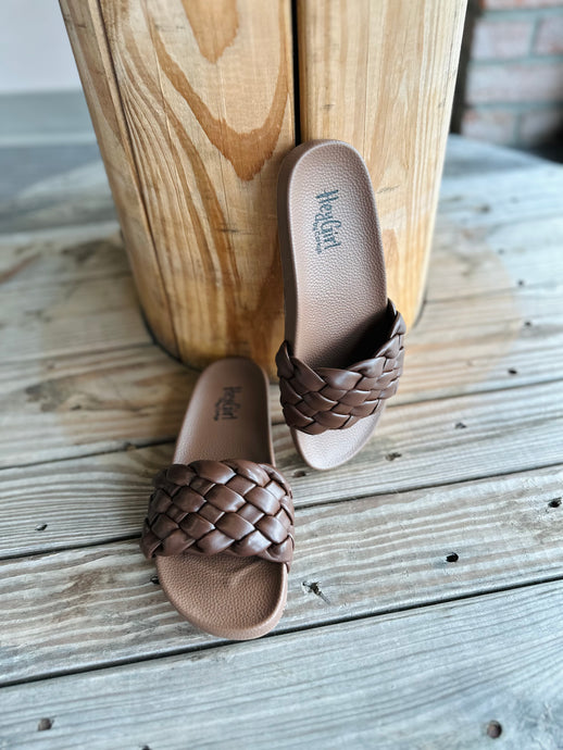 Chocolate Woven Sandal