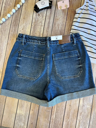 Highrise Cuff Jogger Shorts