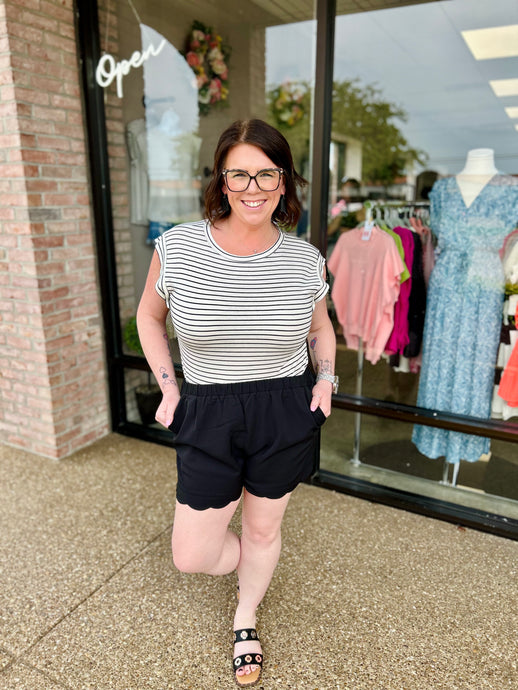 Classic Stripe Everyday Top