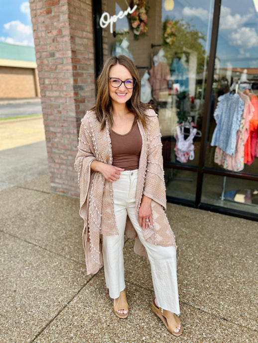 Sandstone Cozy Kimono