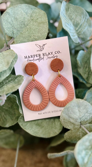Boho Blush Teardrop Earring