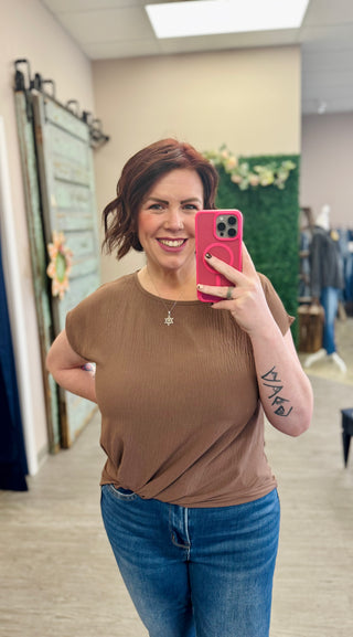 Cocoa Twist Blouse