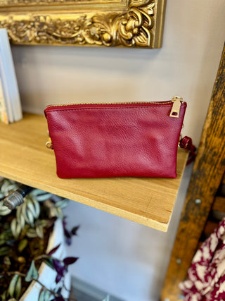 Riley 3 Compartment Crossbody/Wristlet