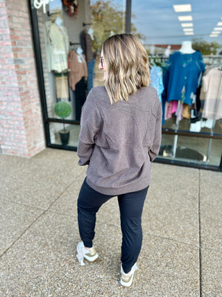 Espresso Ridge Quarter Zip Pullover