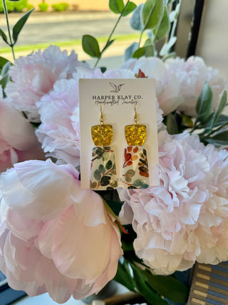 Golden Thicket Earring