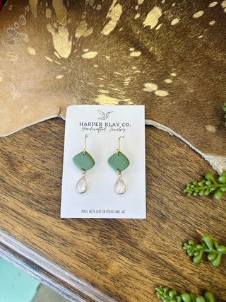 Green Goddess Earrings