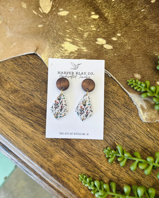 The Floral Drop Earrings