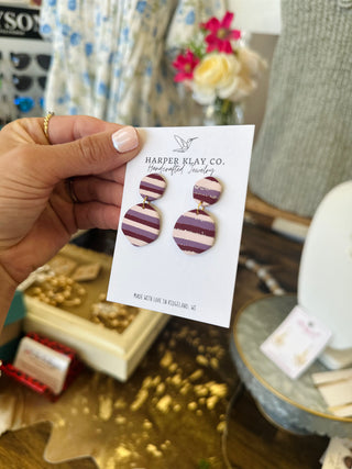 Shimmer & Stripes Earrings