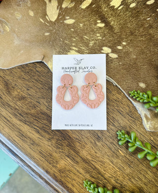 Peach Bloom Earrings