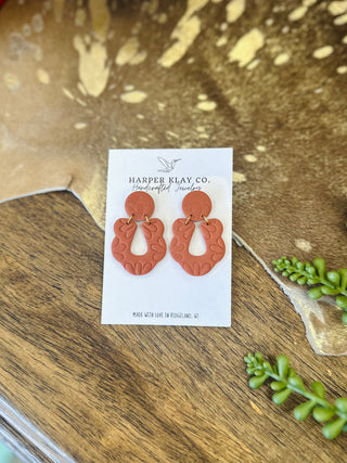 Terracotta Bloom Earrings
