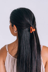 Open Hair Clip | Tiny | Coral