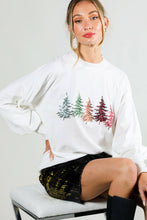 Load image into Gallery viewer, Sequin Christmas Tree Soft Knit Sweater