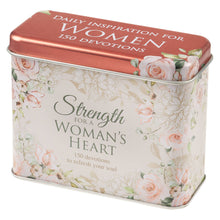 Load image into Gallery viewer, Strength for a Woman&#39;s Heart - Cards in Tin