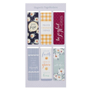 Magnetic Bookmark Set Daisies