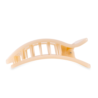 Flat Rectangle Hair Clip | Large | Almond Beige