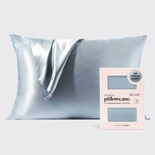 Load image into Gallery viewer, Standard Satin Pillowcase - Haze Blue