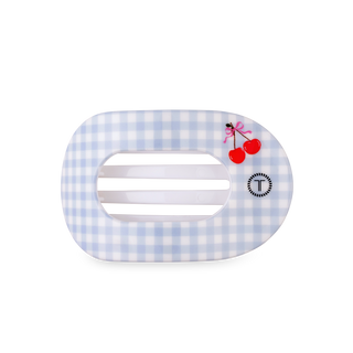 Flat Round Hair Clip | Medium | Basket of Cherries