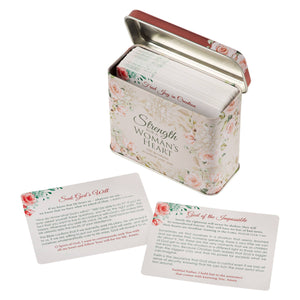 Strength for a Woman's Heart - Cards in Tin