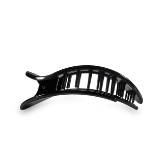 Round Flat Hair Clip | Medium | Jet Black