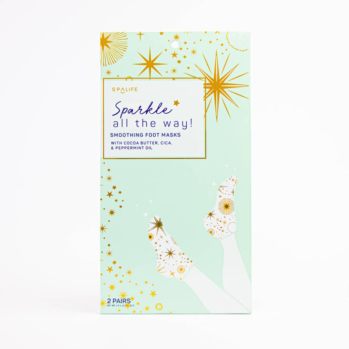 Holiday Sparkle Smoothing Foot Masks