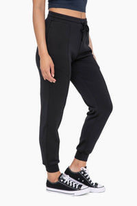 Zipper Pockets Cuffed Joggers