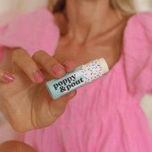 Load image into Gallery viewer, Lip Balm, Birthday Confetti Cake, Blue
