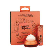 Load image into Gallery viewer, Lip Care Duo, Pomegranate Peach