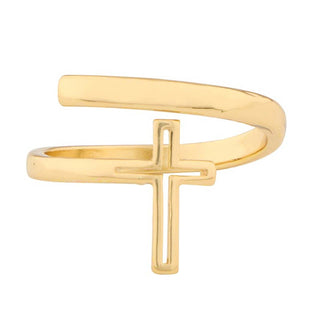 Cutout Cross Adjustable Ring