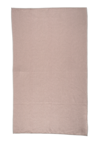 Bloom Towels kitchen towel with textured weave pattern in neutral tone against white background