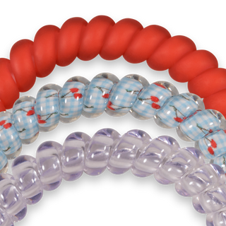 Spiral Hair Coils | Small | Basket of Cherries