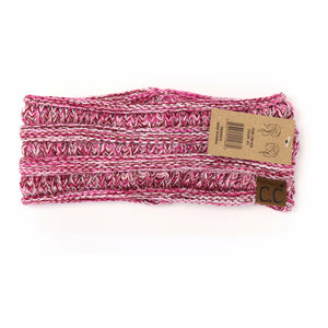 Four Tone Ribbed Knit Headwrap