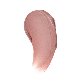 Creamy pink lip tint swatch with shimmer finish on white background
